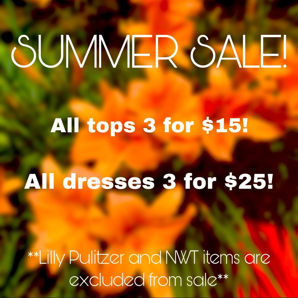Summer sale!